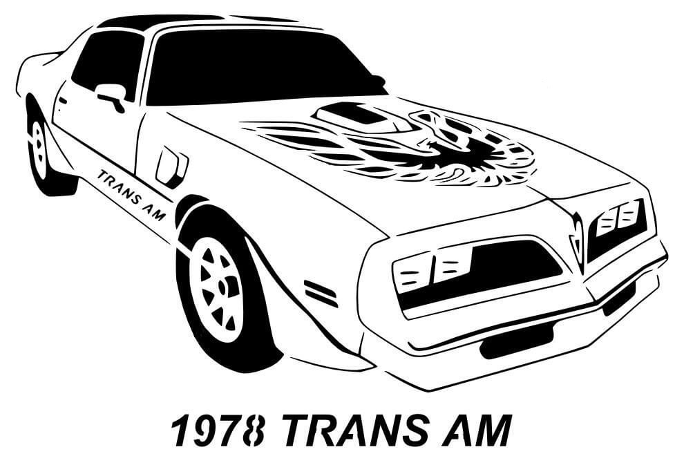 1978 Trans Am stencil
