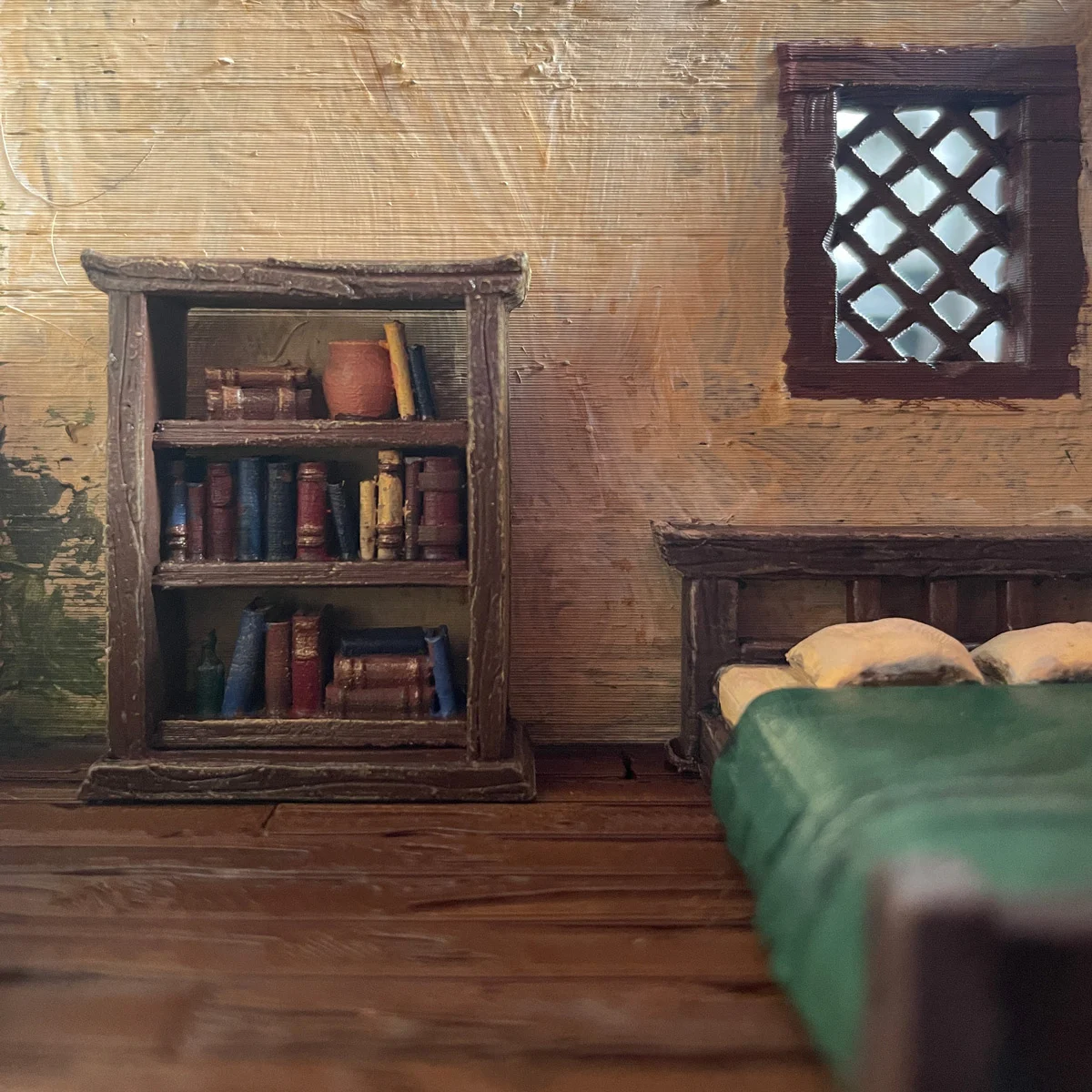 Bookshelf and Cupboard