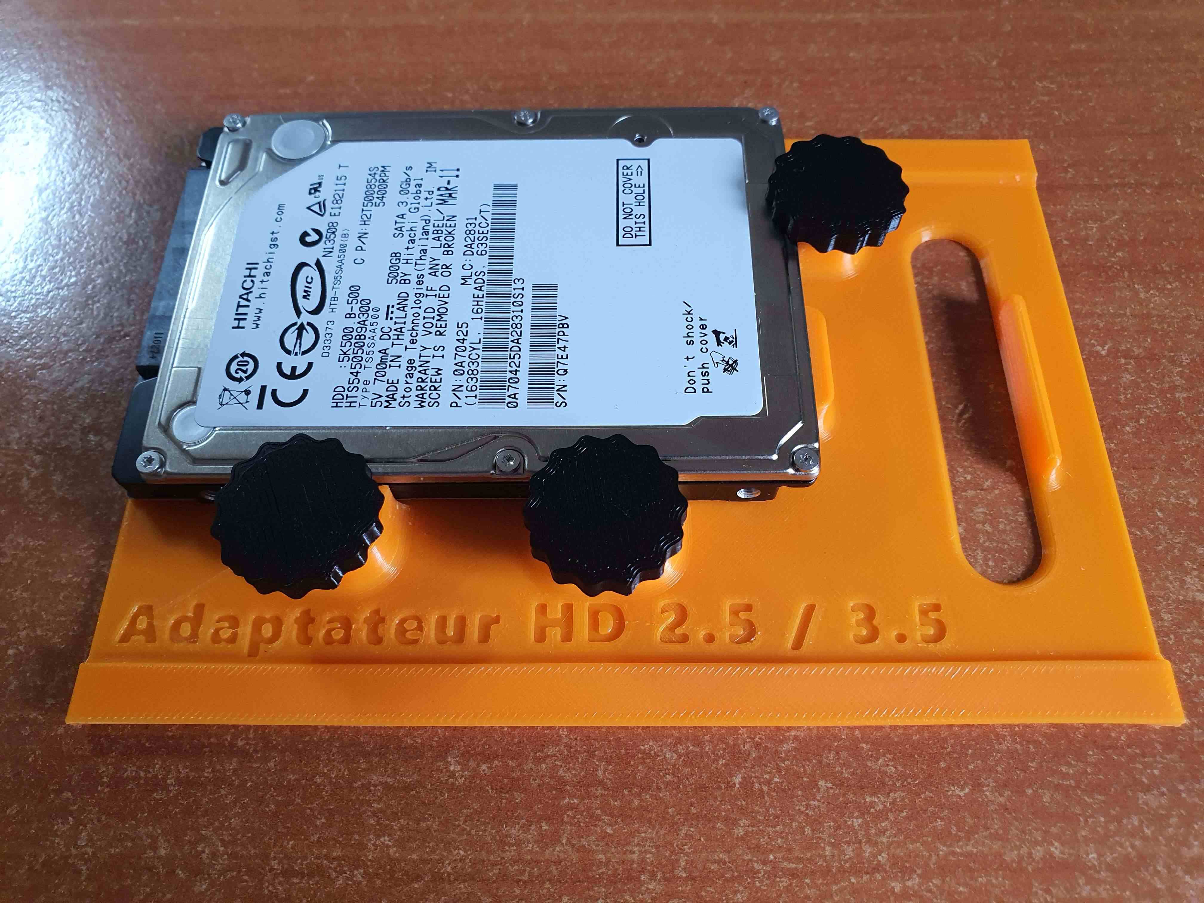 Adapter / Adaptateur SSD & HDD  2,5" / 3,5"