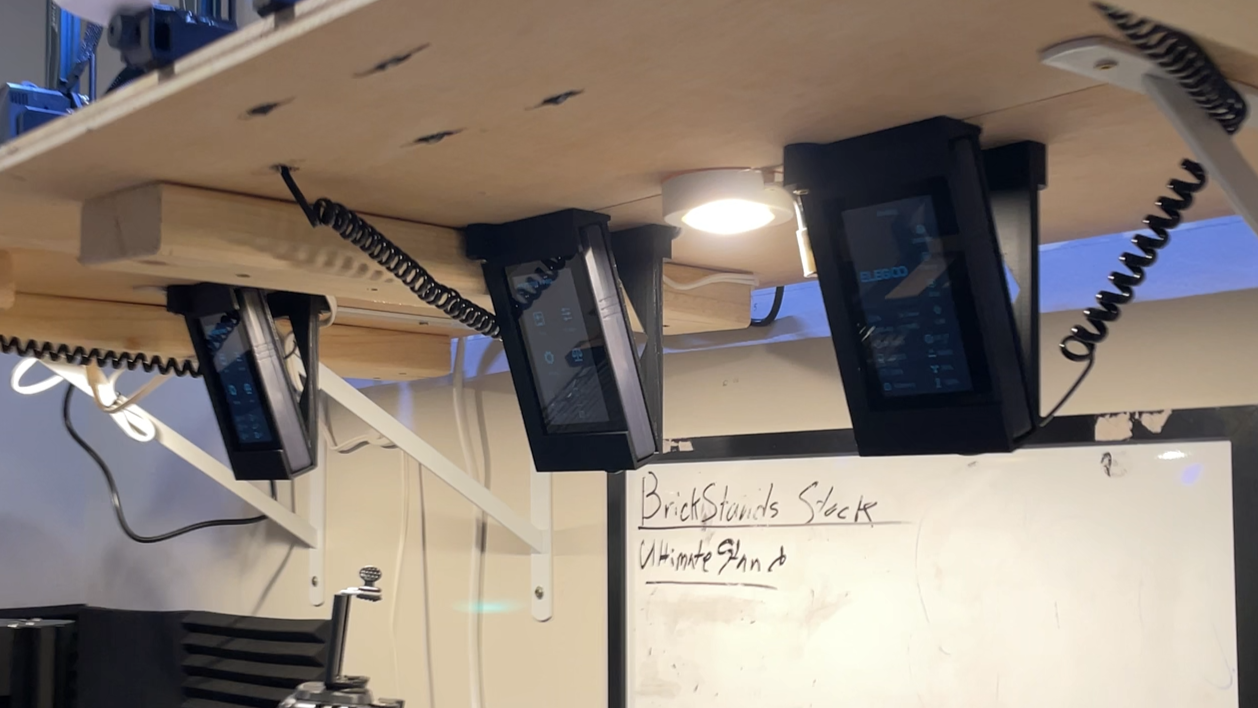 Printer Display Shelf Mount for Elegoo Neptune, Creality Ender 3, and Creality Ender 3 V2 - BrickStands