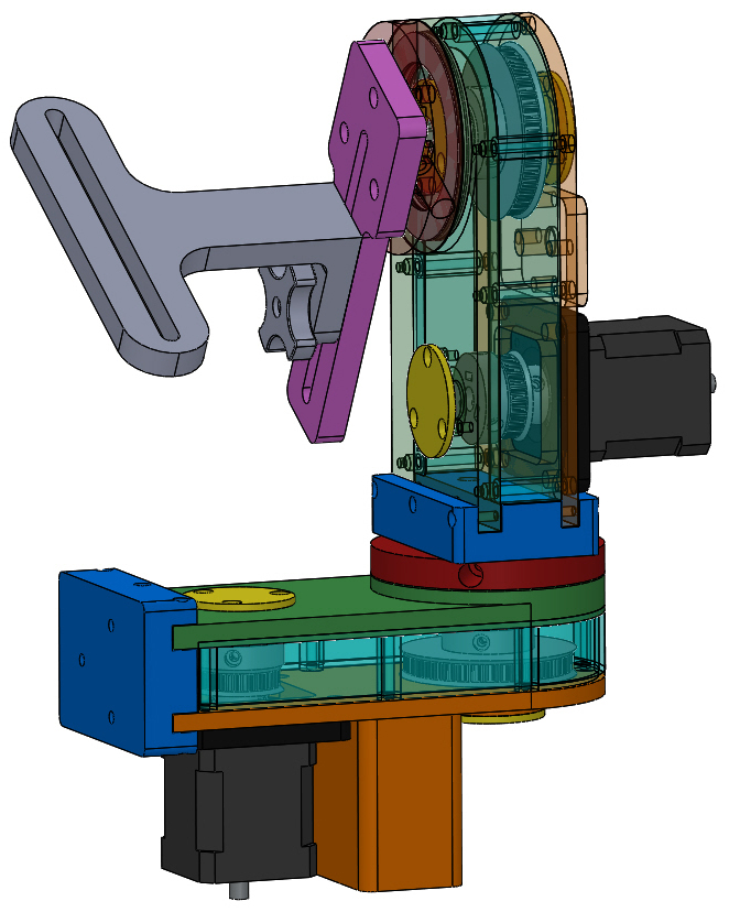 Pan & Tilt w/NEMA17 Steppers