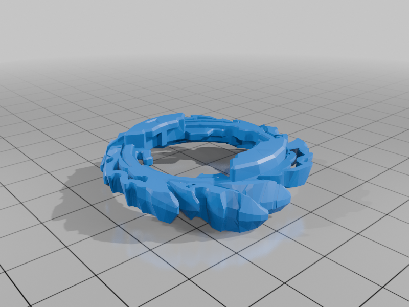 Beyblade X ratchet outer part Magma.