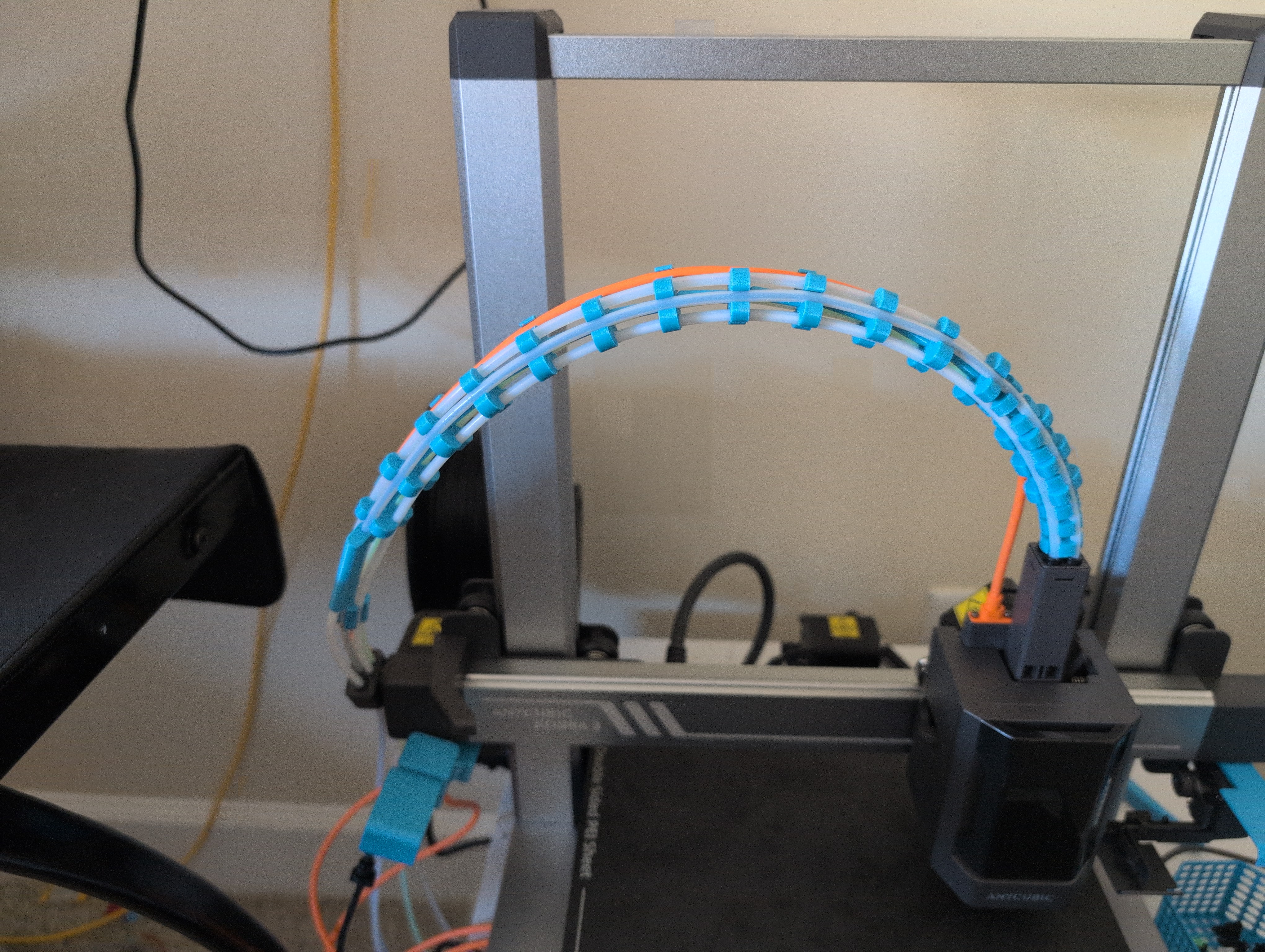 PTFE tube Organizer/Spine