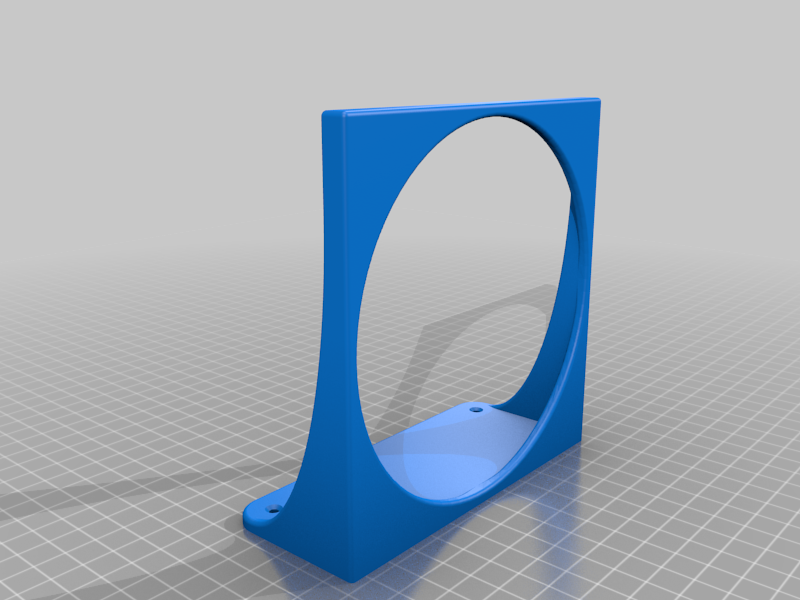Fan Holder for Homebrew Keezer 1.1