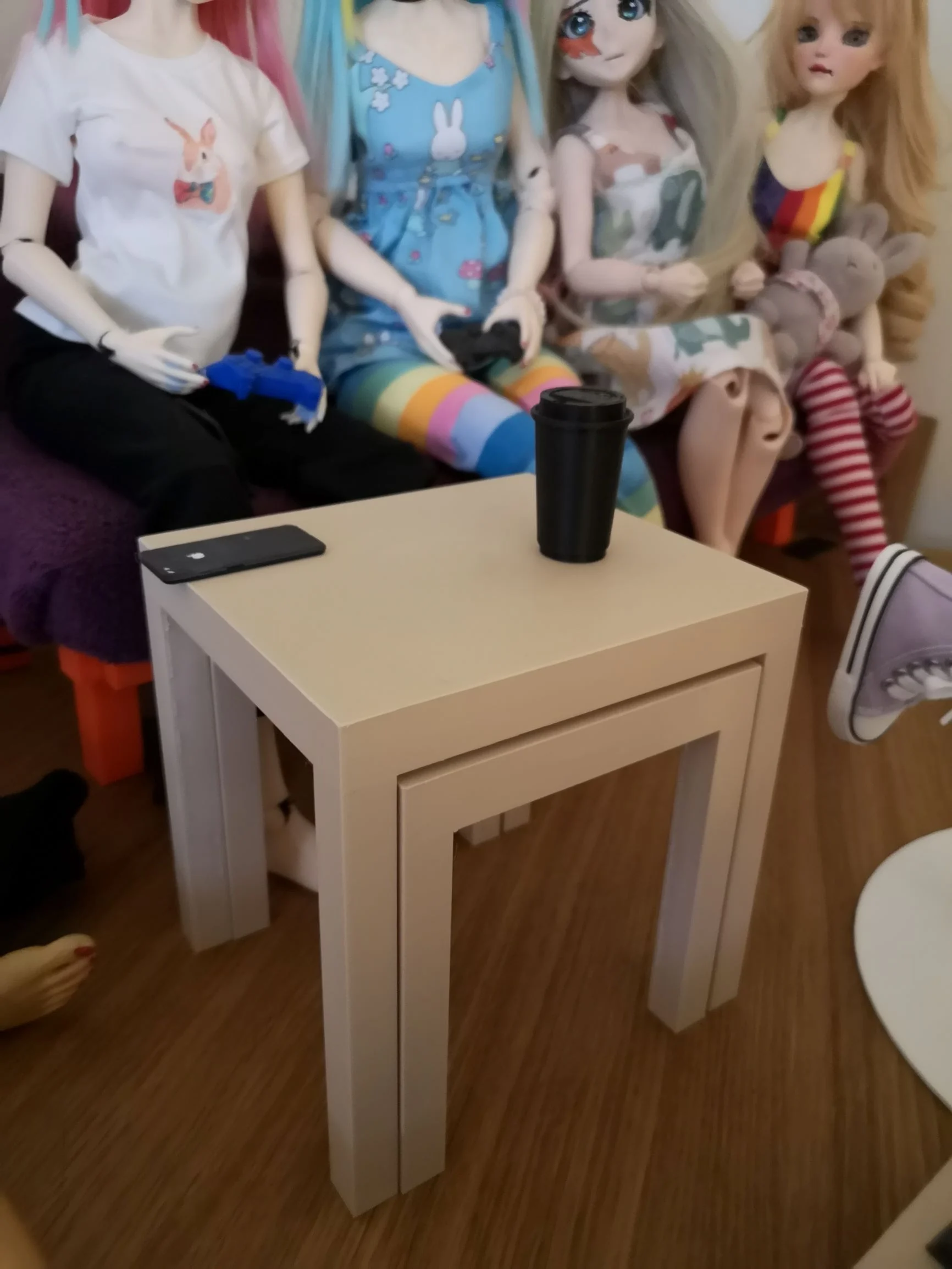 Two Nesting Coffee Tables BJD Doll (SmartDoll)