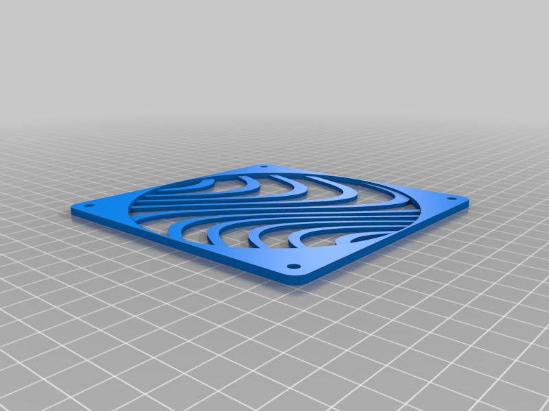 pewdiepie waves pc fan grill 120mm