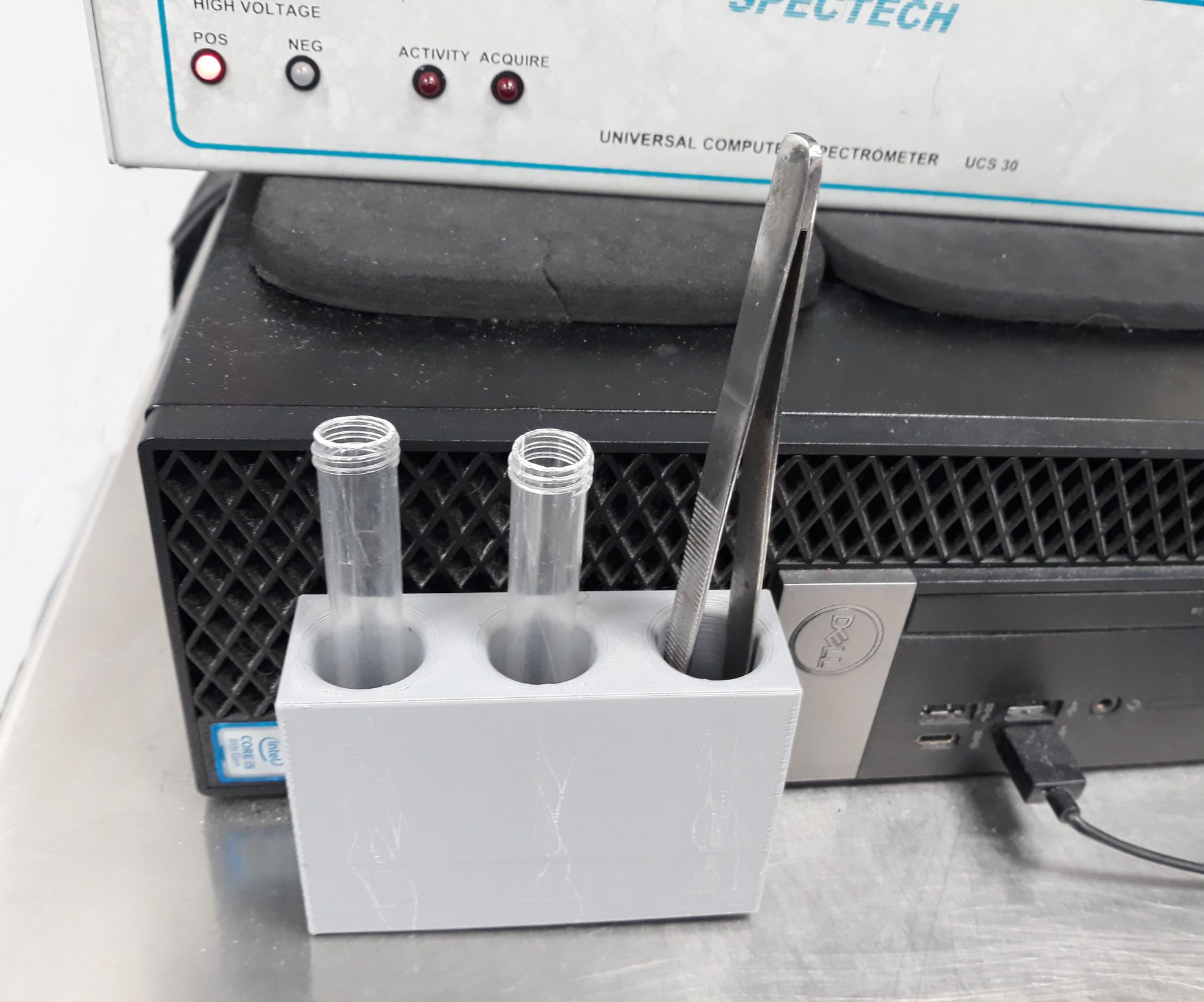 Test Tube holder for MCA