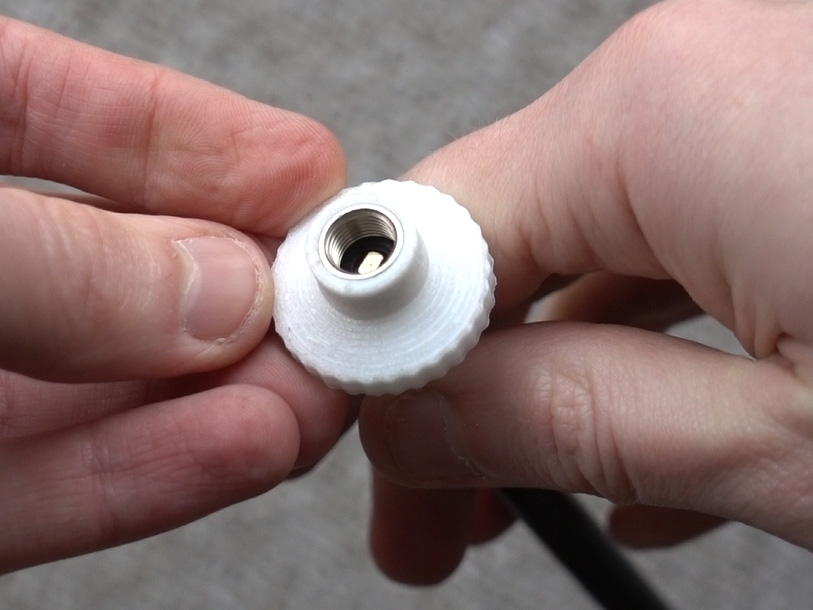Xiaomi M365 tire valve adapter