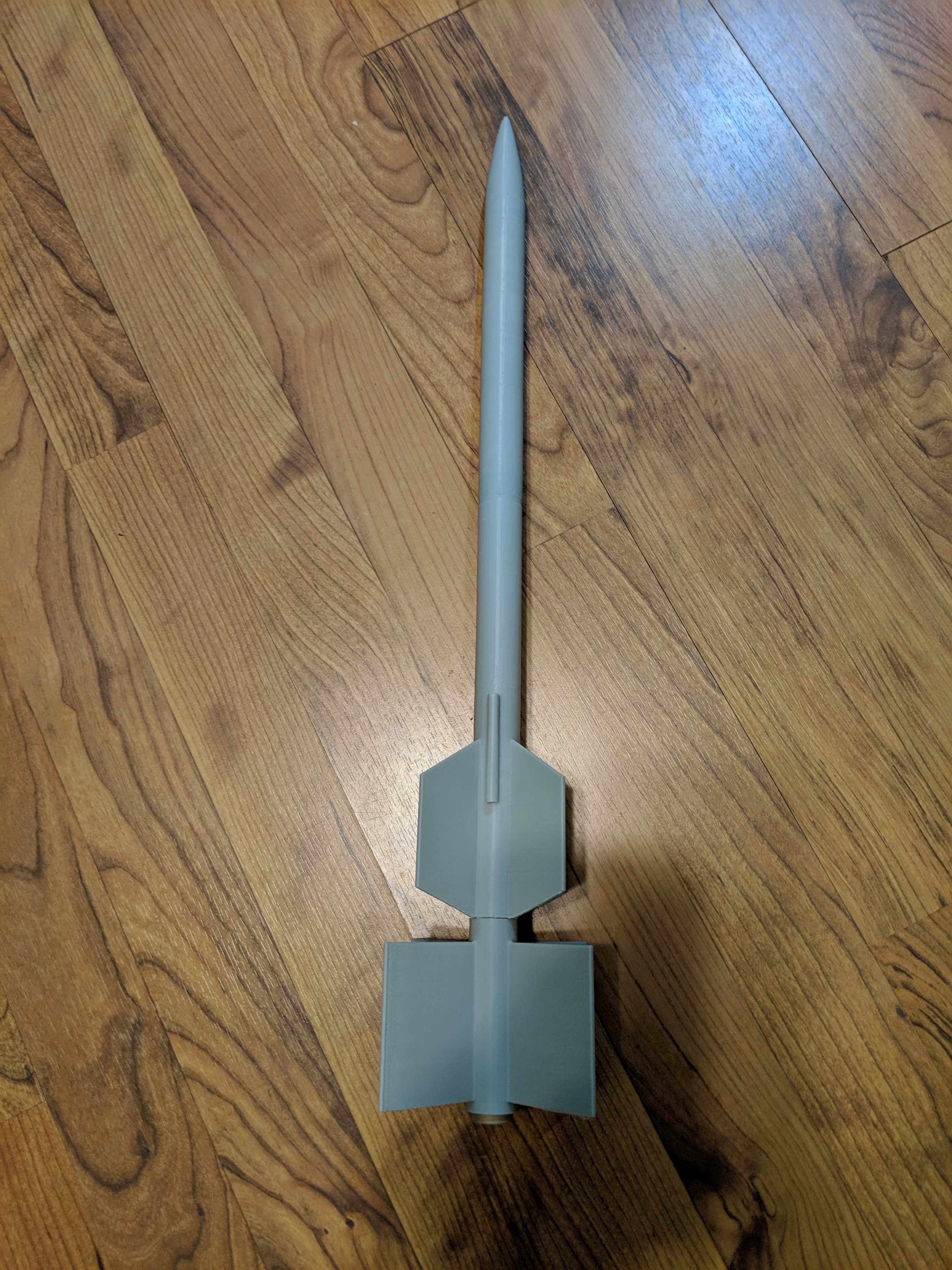 Rocket for Estes engines (A8-3 - C6-7) Two Stage
