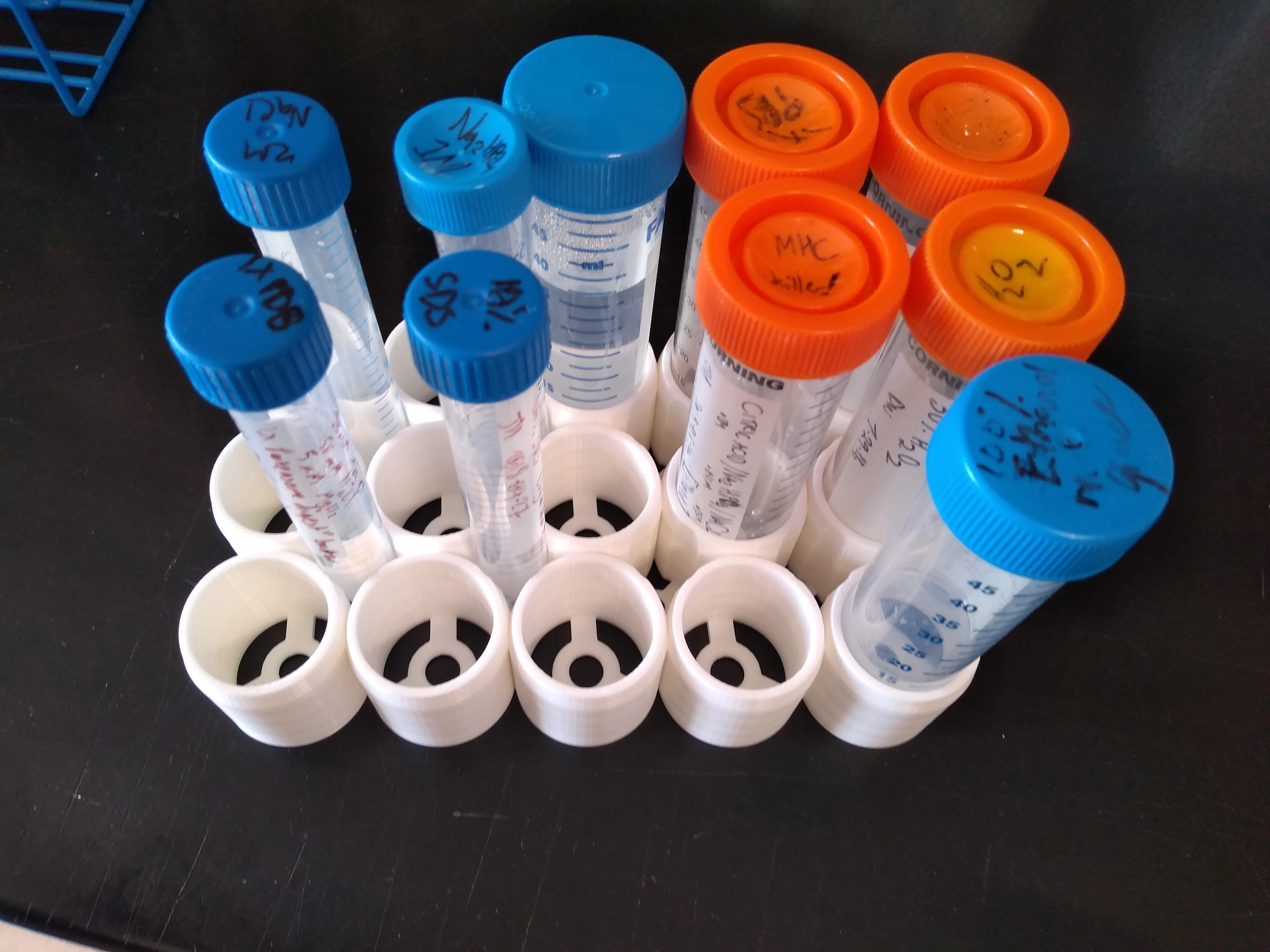 50 ml (and 15 ml) conical tube rack