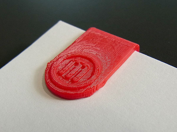 'Maker Clips'... Paper Clips / Mini Bookmarks for MakerBot users