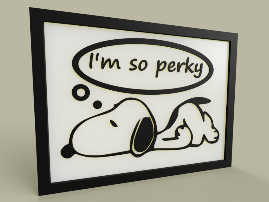 Anime - Snoopy - Im so perky