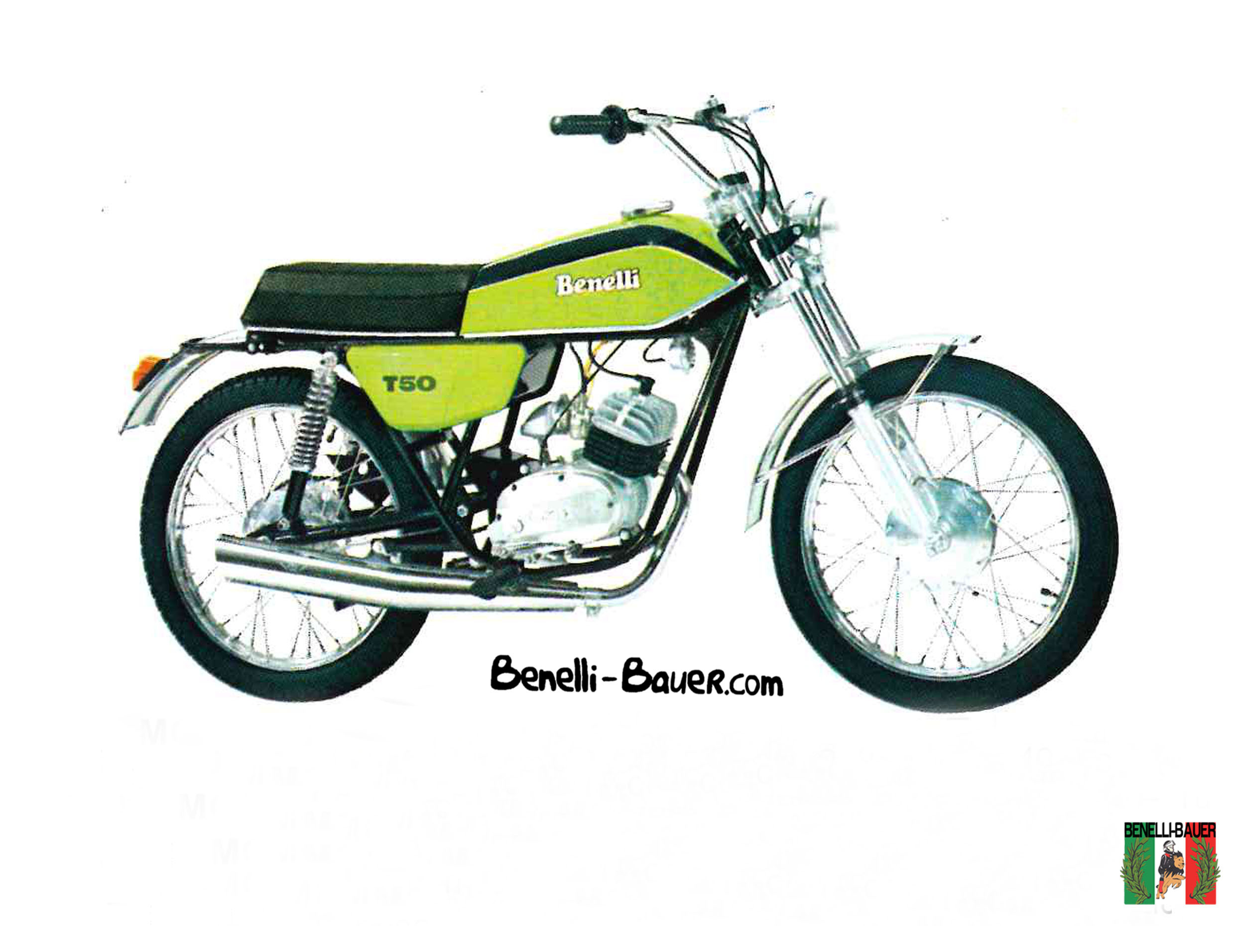 BENELLI T50 TURISMO 1979 / MOTO GUZZI NIBBIO / MOTOBI 50 TURISMO RESTORING PROJECT