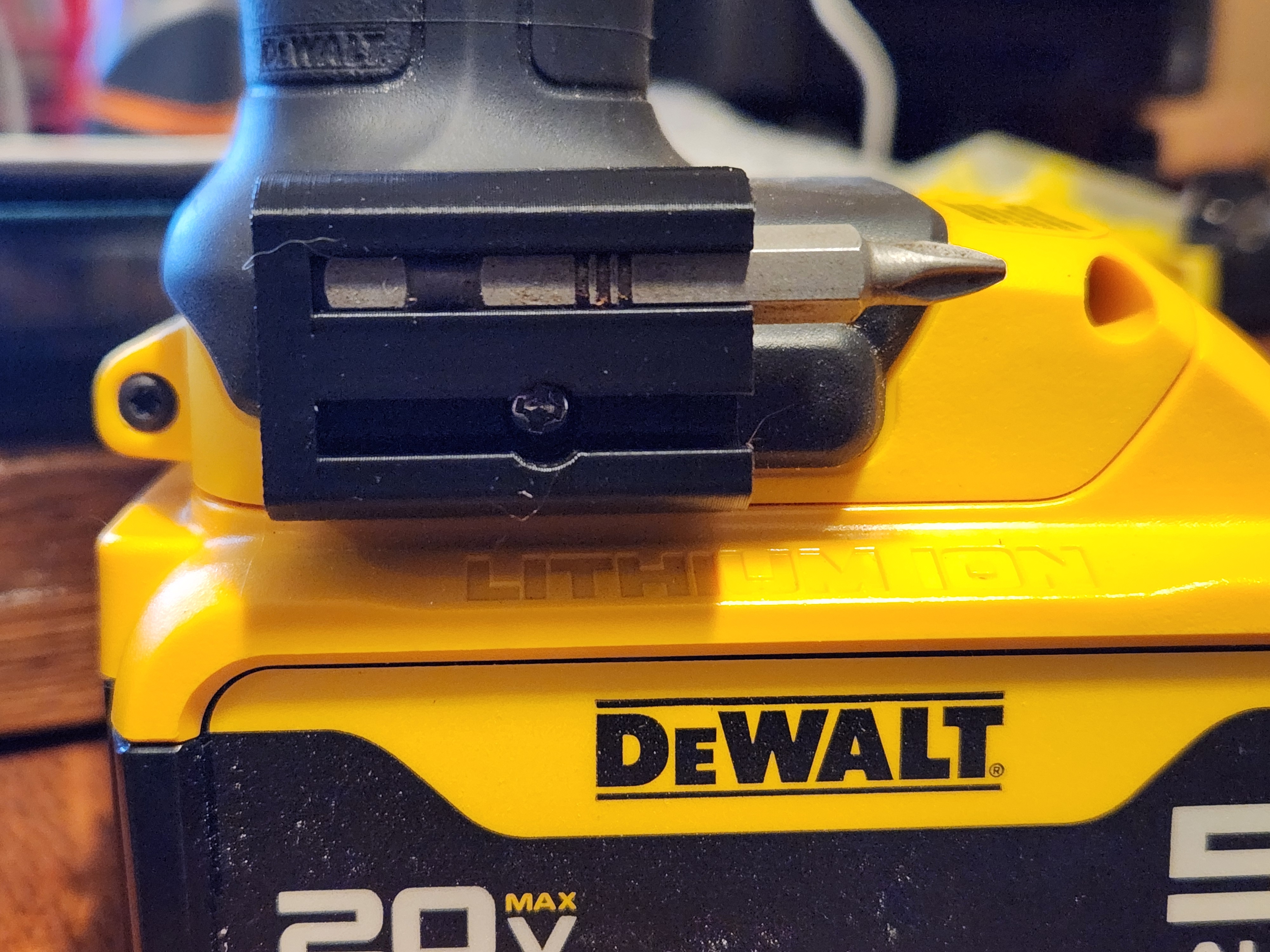 DeWalt "Two Bit Holder" (hex bit holder for DeWalt Impact Drivers and Drills)