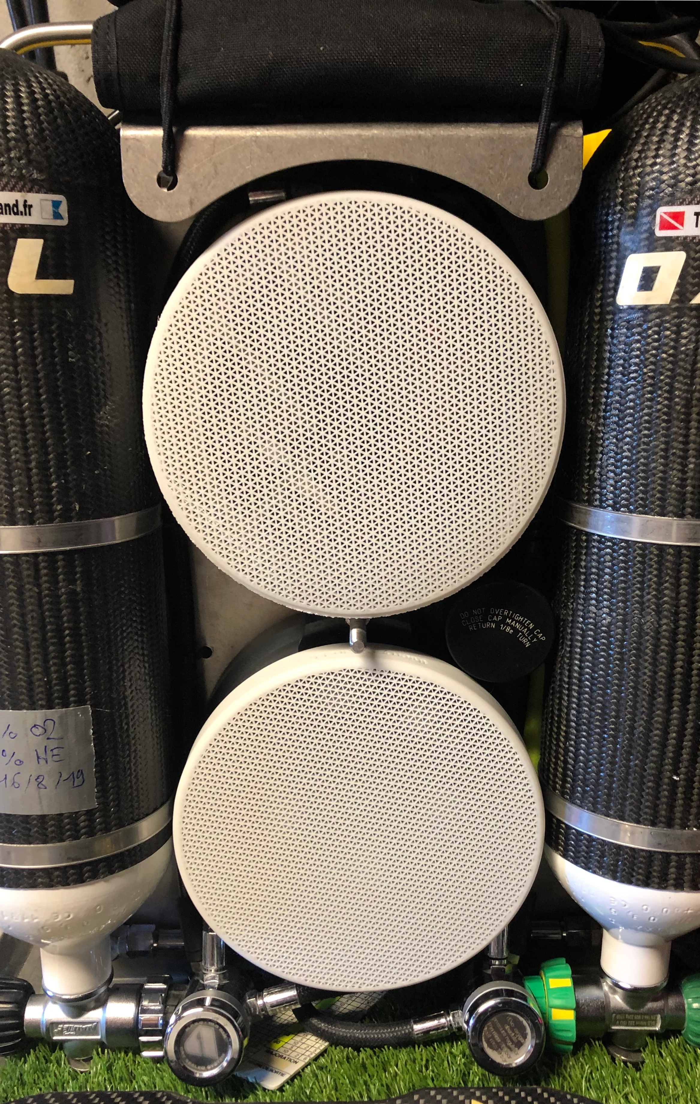 Bouchon canister et boucle pour stockage rEvo, Cover for rEvo canister and loop