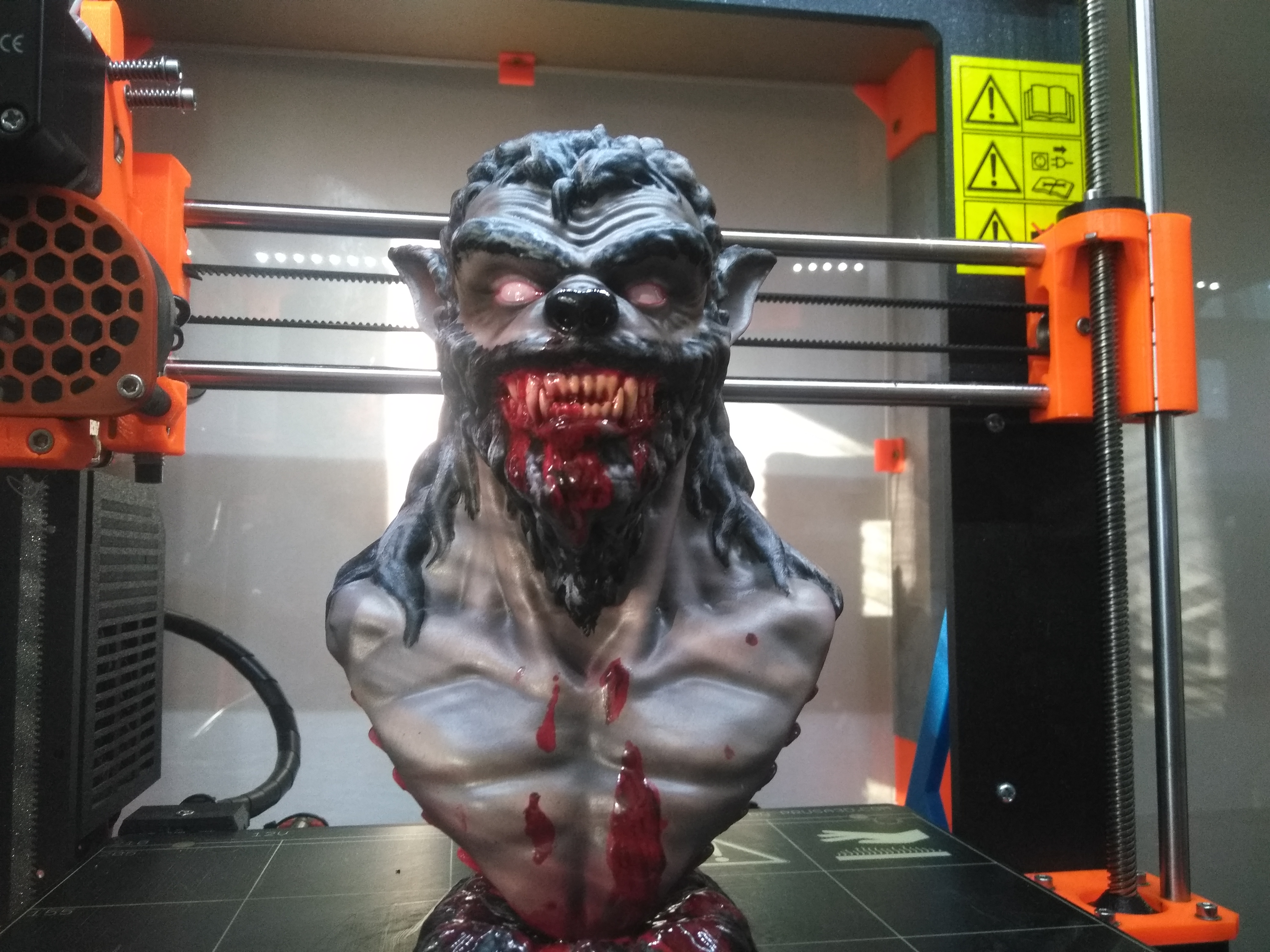 Werewolf bust