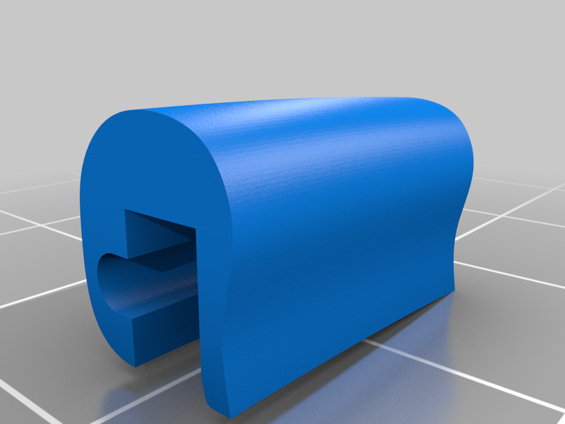 Printbed filament clip