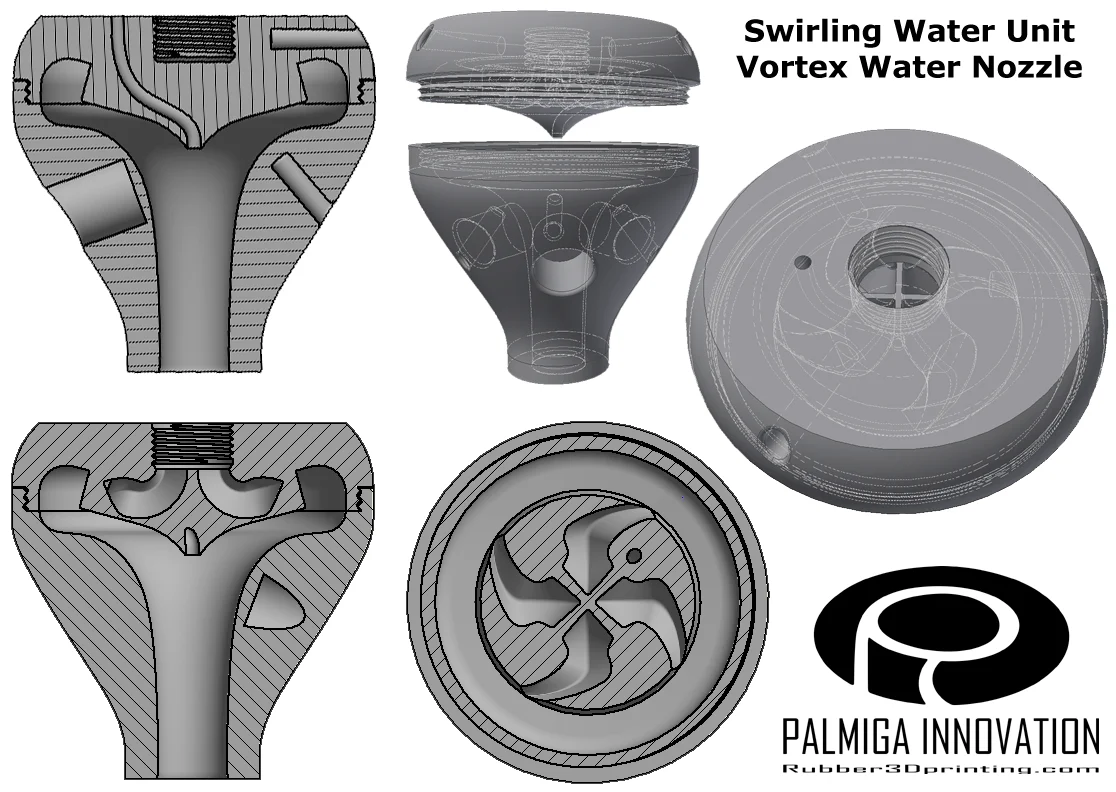 Swirling Water Unit - Vortex water nozzle - Vortex Process Technology (VPT)