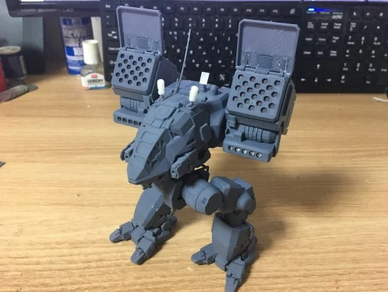 Articulated and Parted MWO Catapult