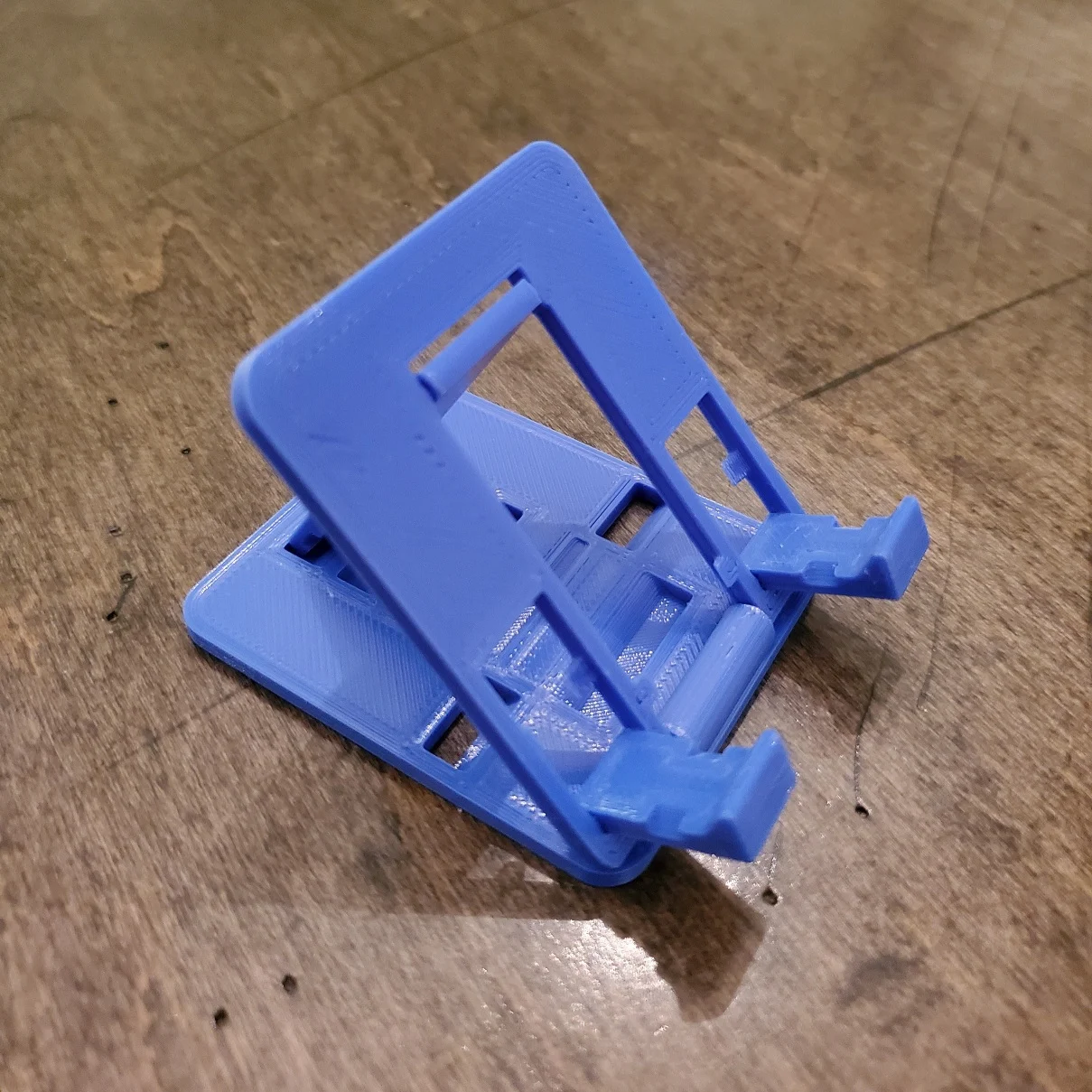 (Mostly) Print-In-Place Small Foldable Phone Stand