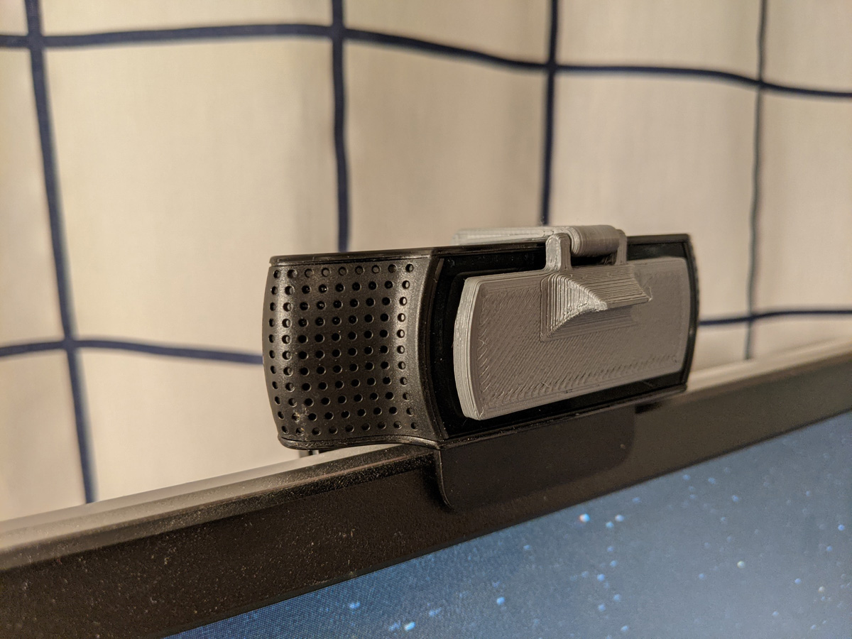 Logitech C920 privacy cover remix
