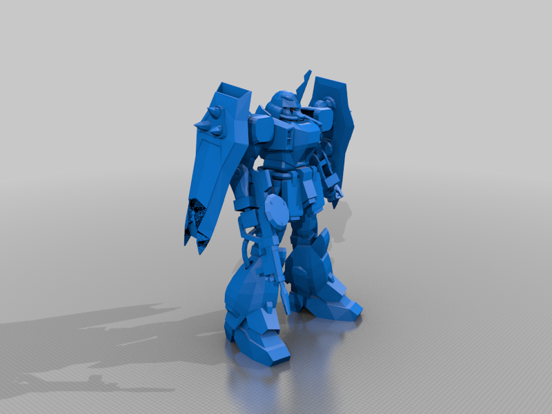 Gundam Zaku separated 03