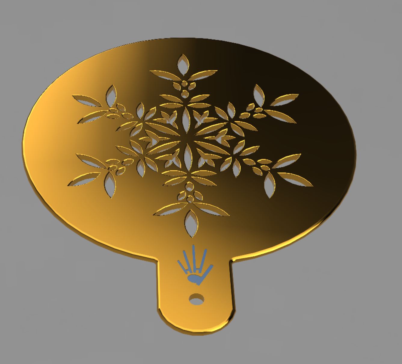 Bread Stencil - Snowflake 2 Design