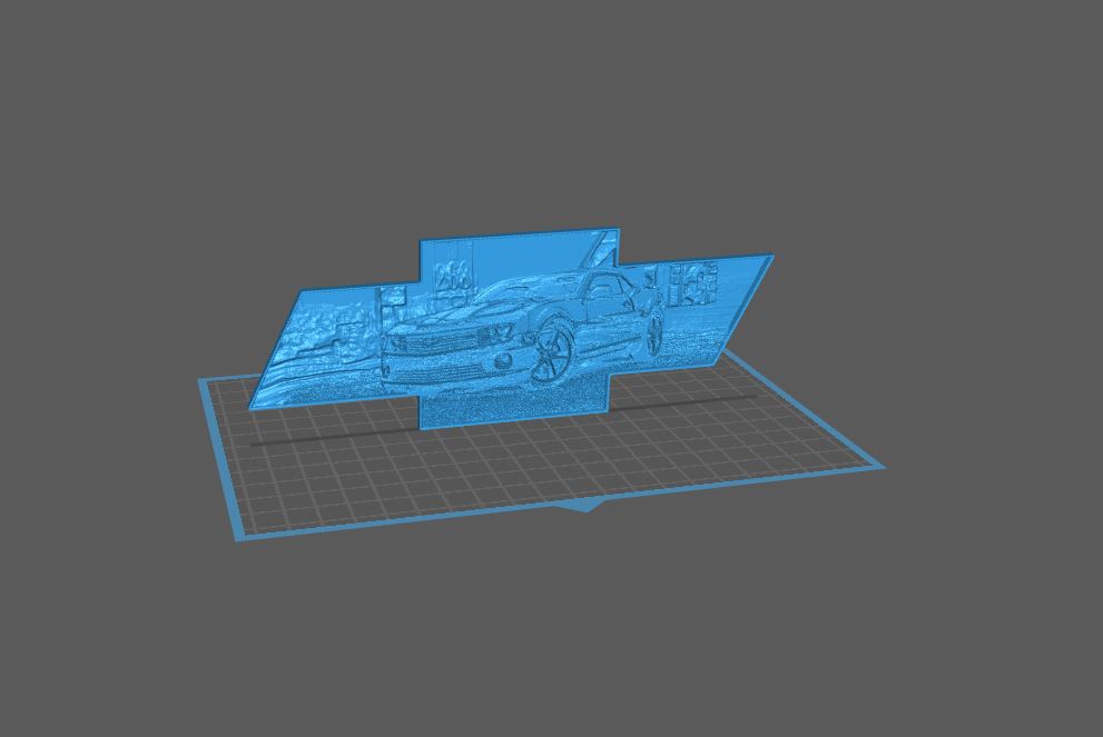 Camaro Lithophane