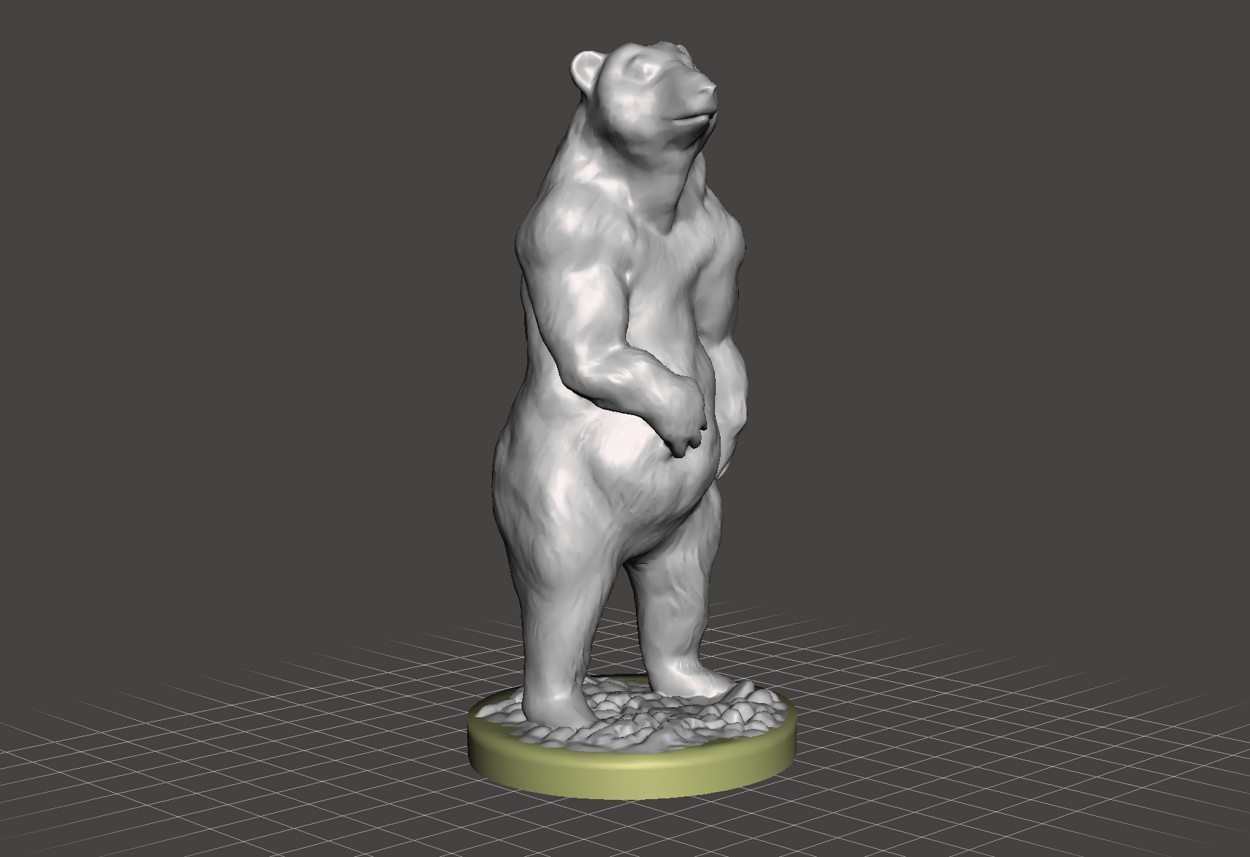 Brown bear - tabletop miniature