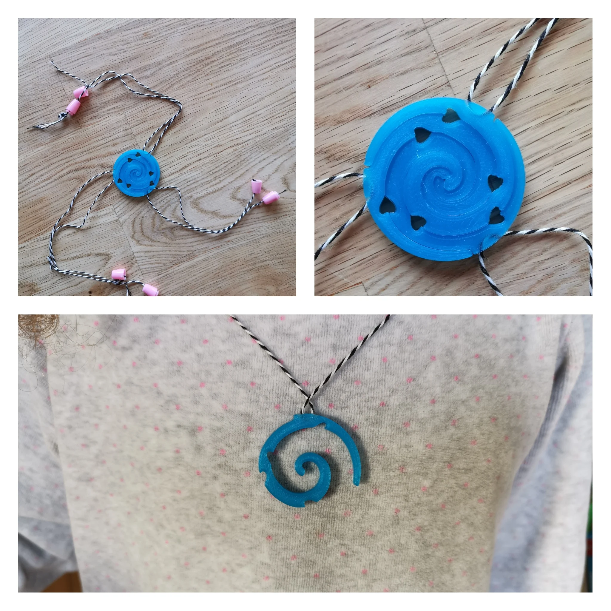 Friendship Necklace in 3 parts assemblable