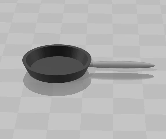 Frying pan for Sylvanian families or Playmobil. Part of breakfast set.