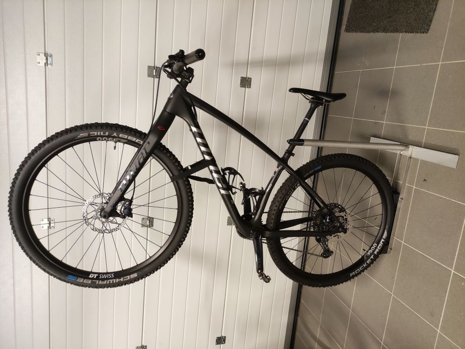 Vertical bicycle rack parts