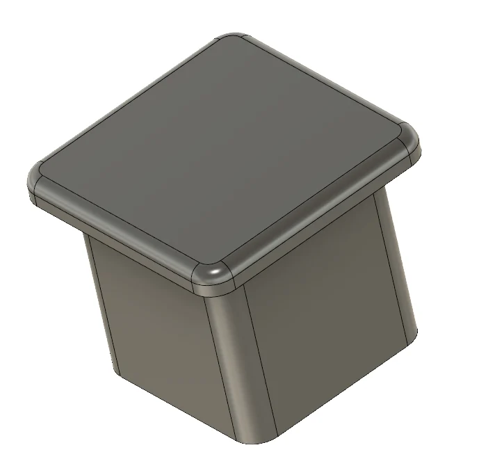 SQUARE TUBING STOPPER 20x20mm - BOUCHON TUBE CARRE 20x20 mm