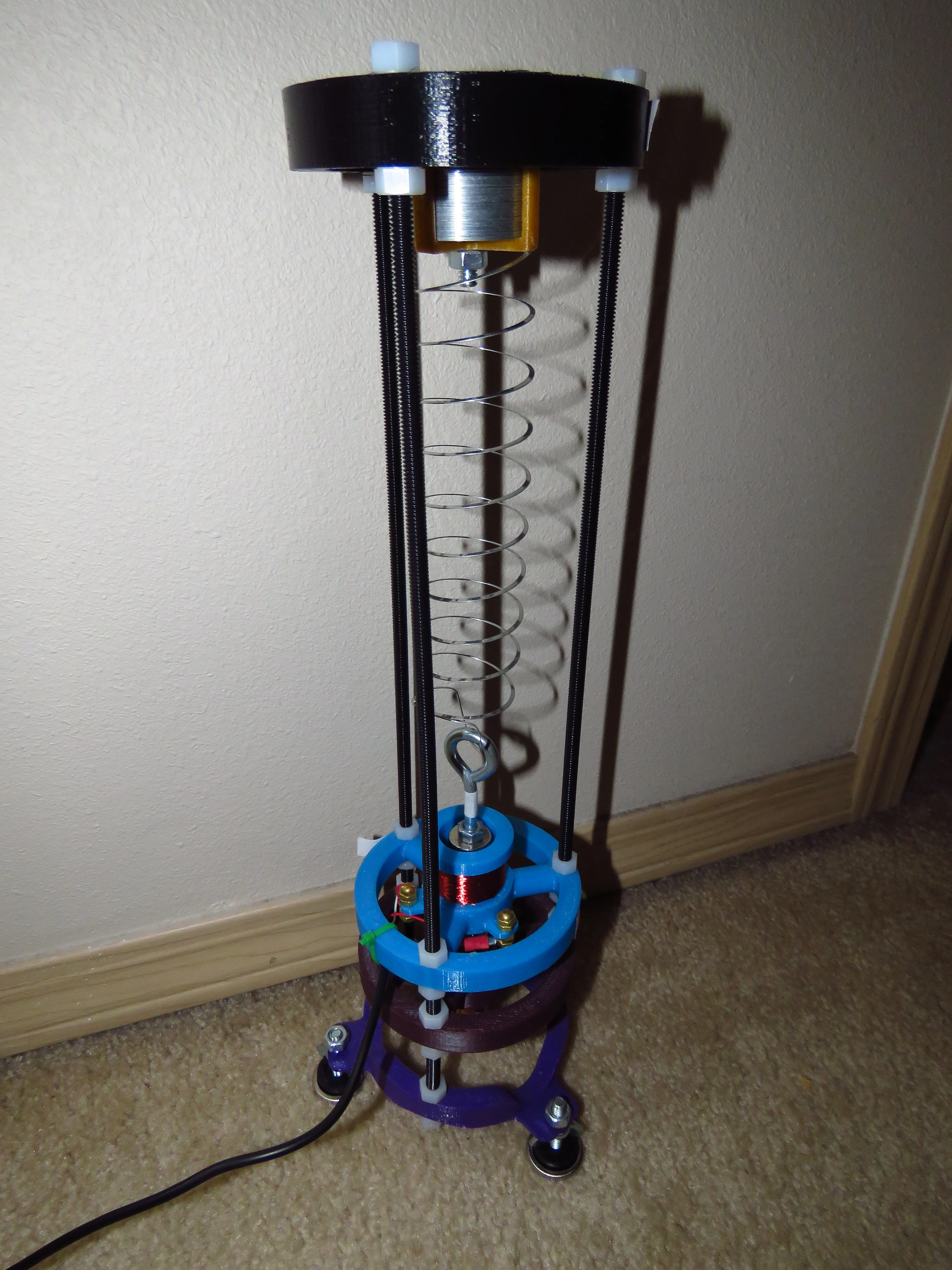Modified Slinky Seismometer