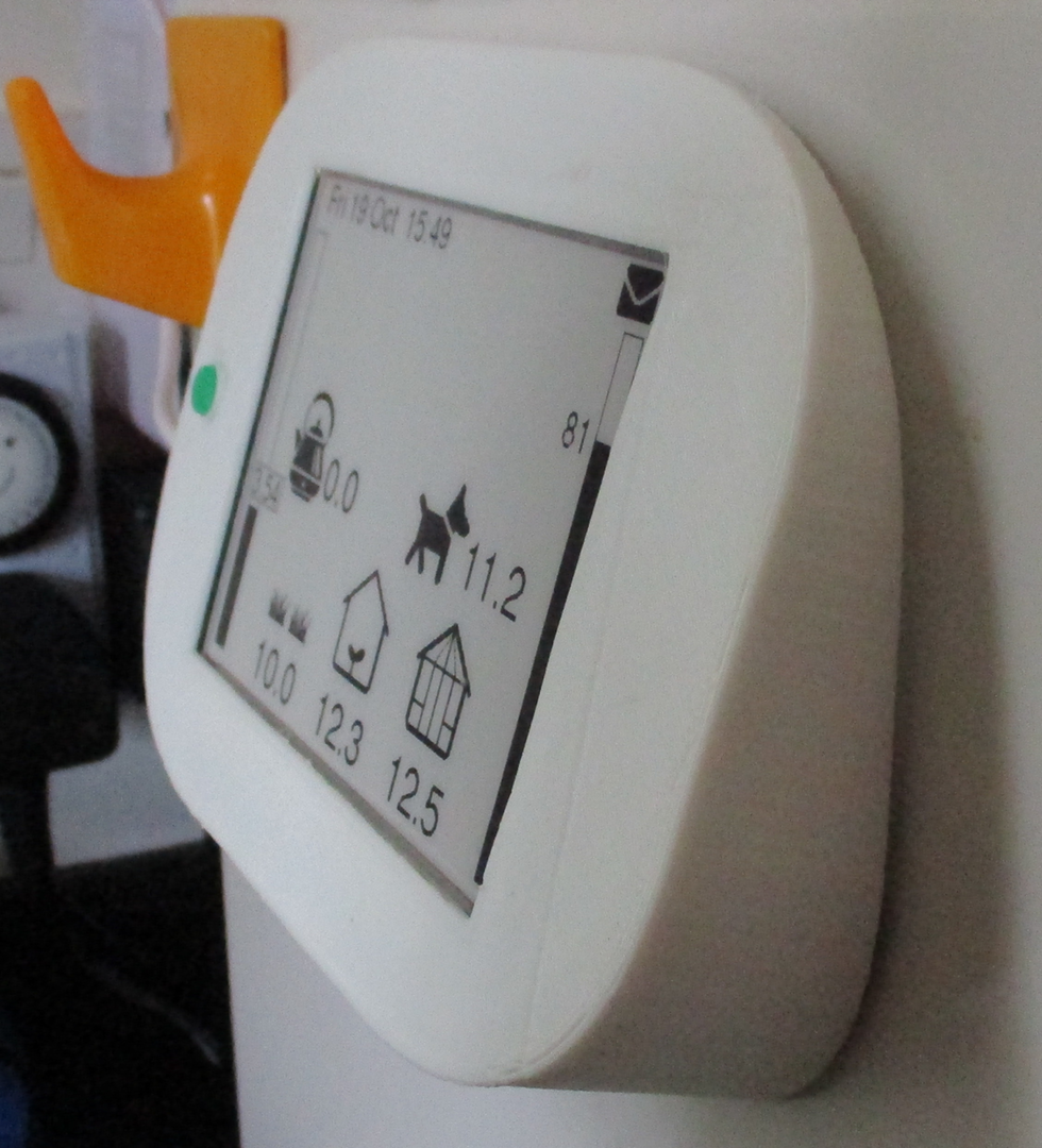 E-ink display mount