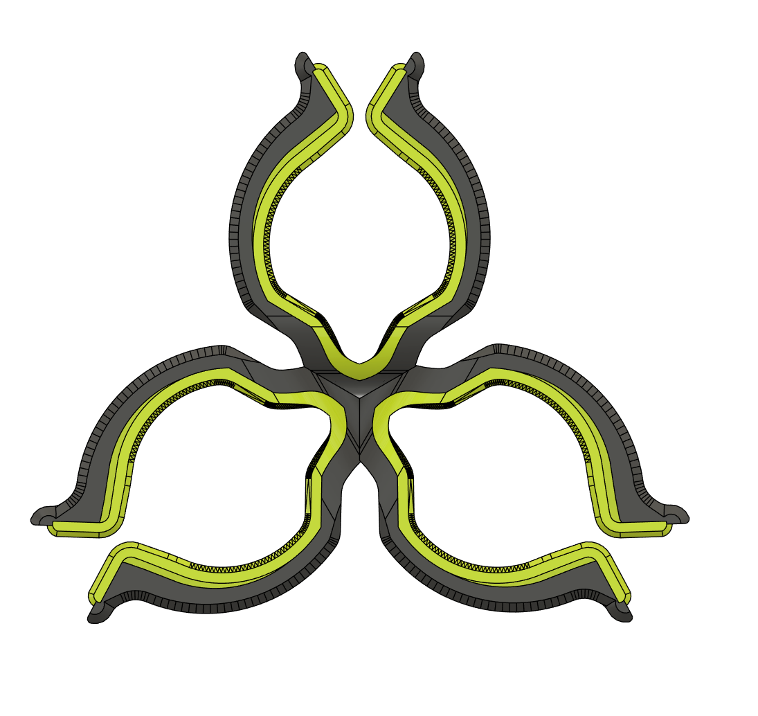 Triple Microphone Clip