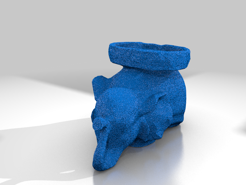 Majestic Elephant Space filler, Decorative Digital STL File