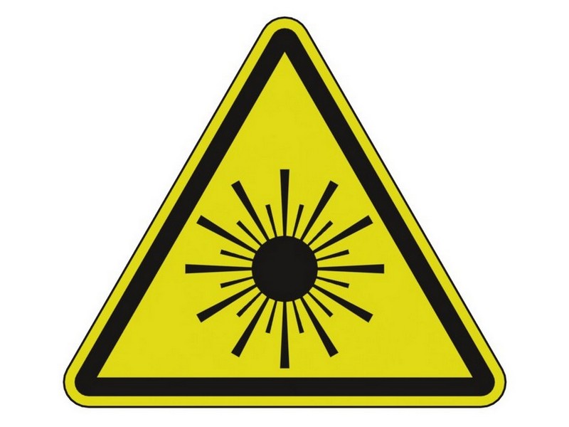Sign "Laser Radiation"