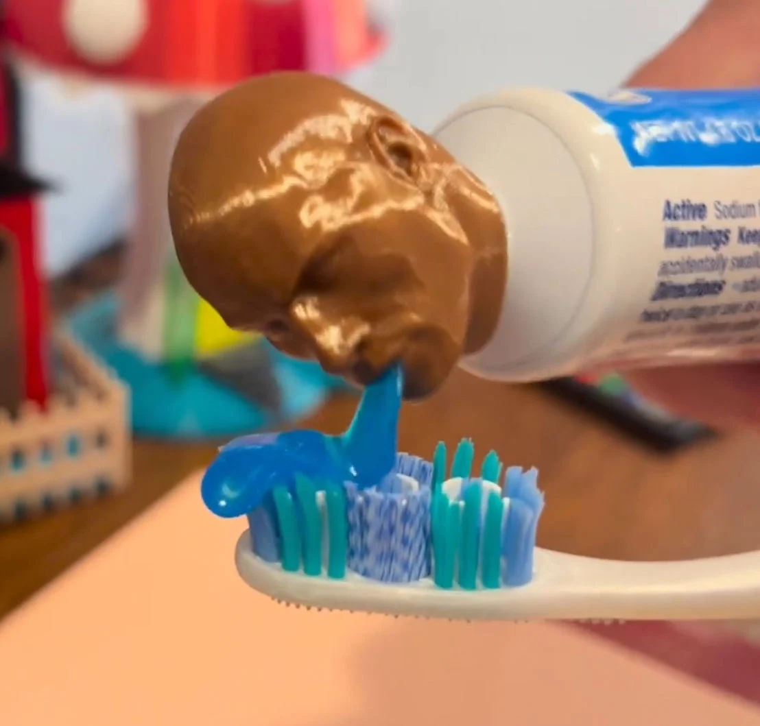 The Rock ToothPaste Lid