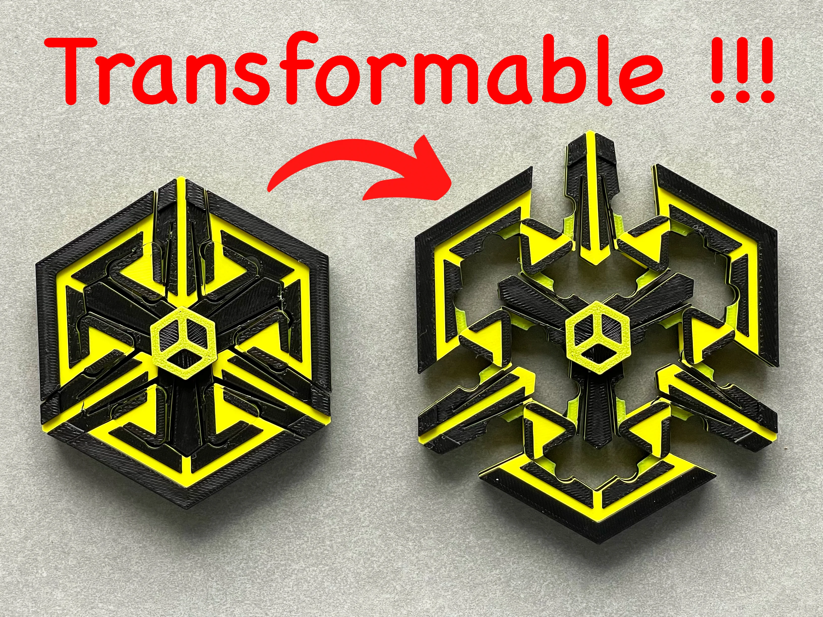 Expandable Bistable Spinner (Multi-Colour, No AMS Needed)