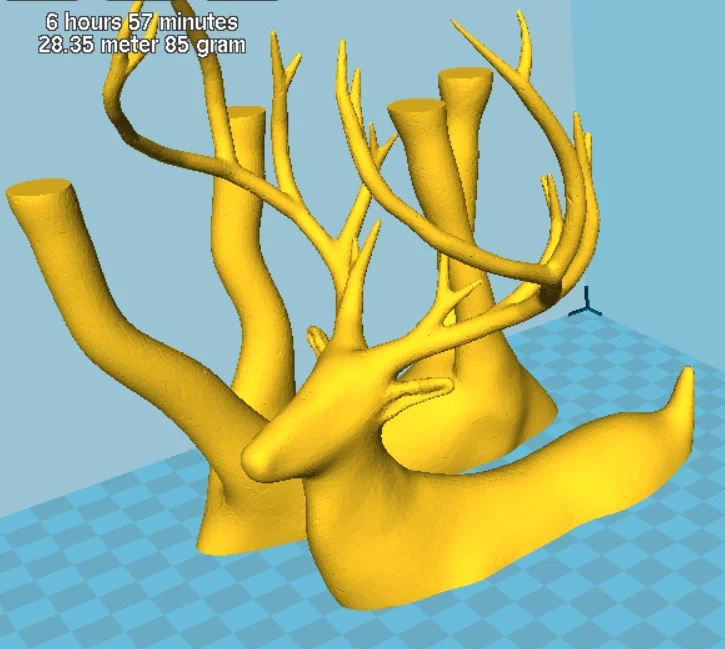 Deer - Easy print split STL