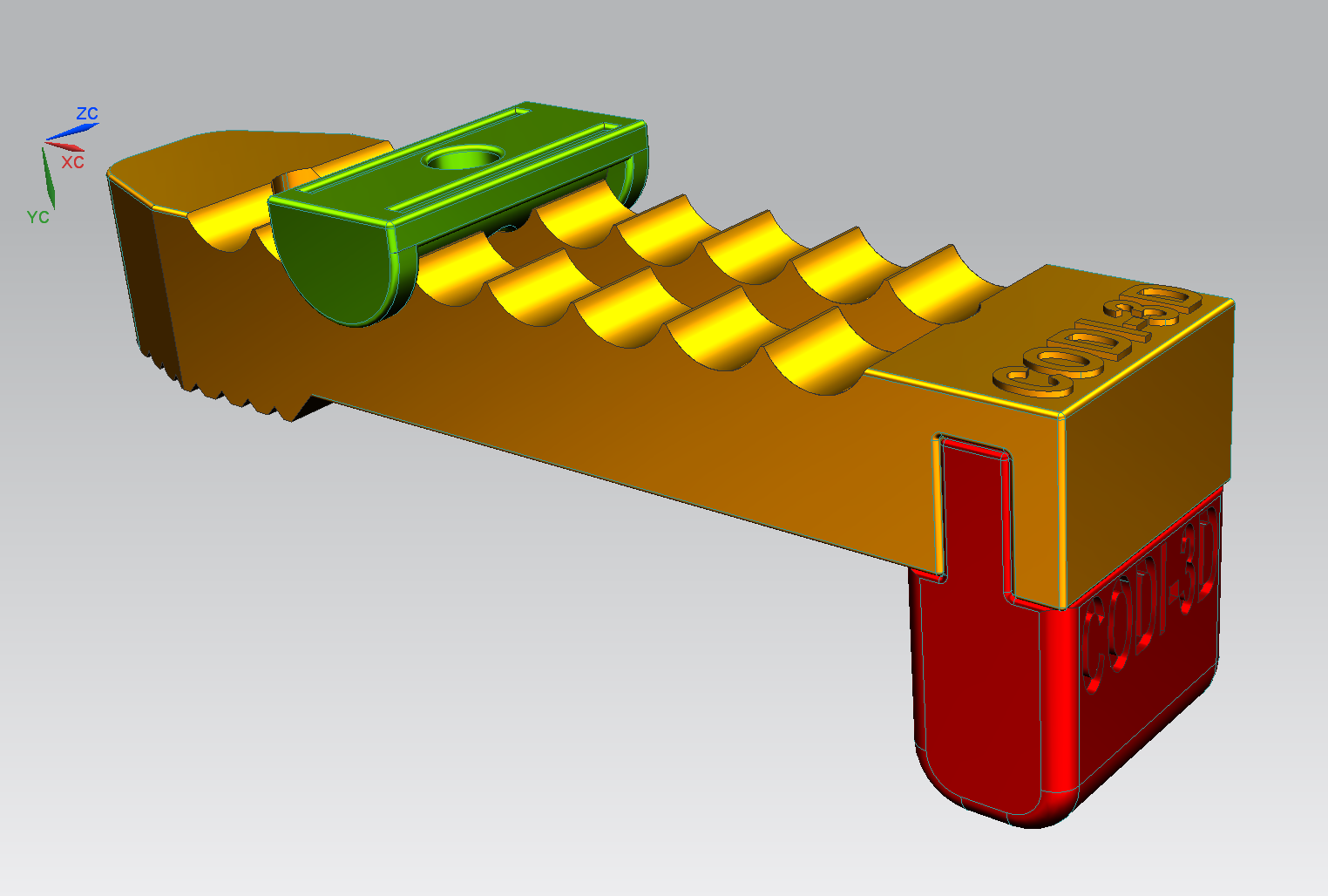 CNC morsetto modulare da tavola (d. 6mm.) rev.003 - CNC table modular clamp (d. 6mm.) rev.003