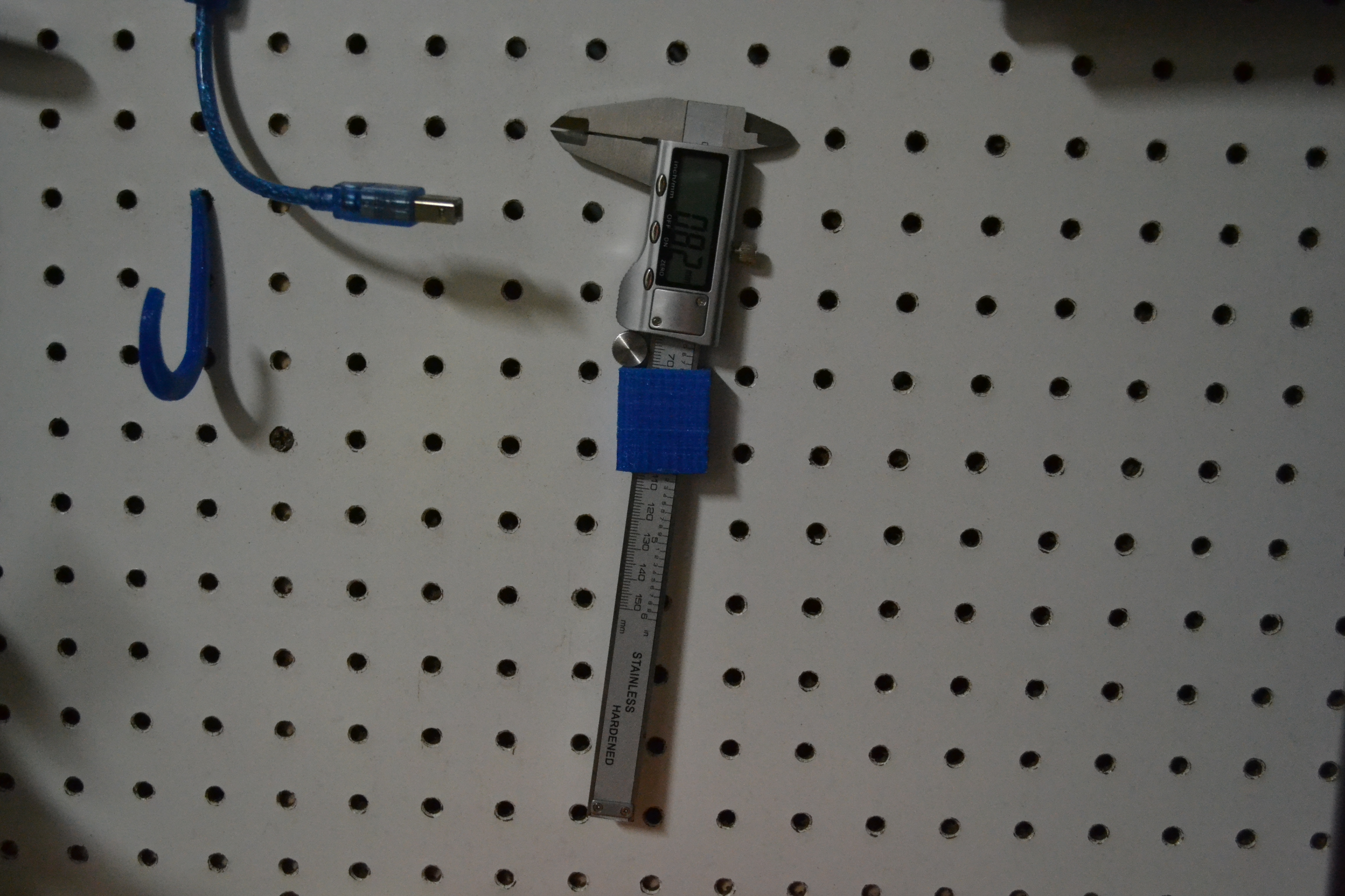 Peg Board Basic Clip PEGBOARD Micrometer Stainless sheath