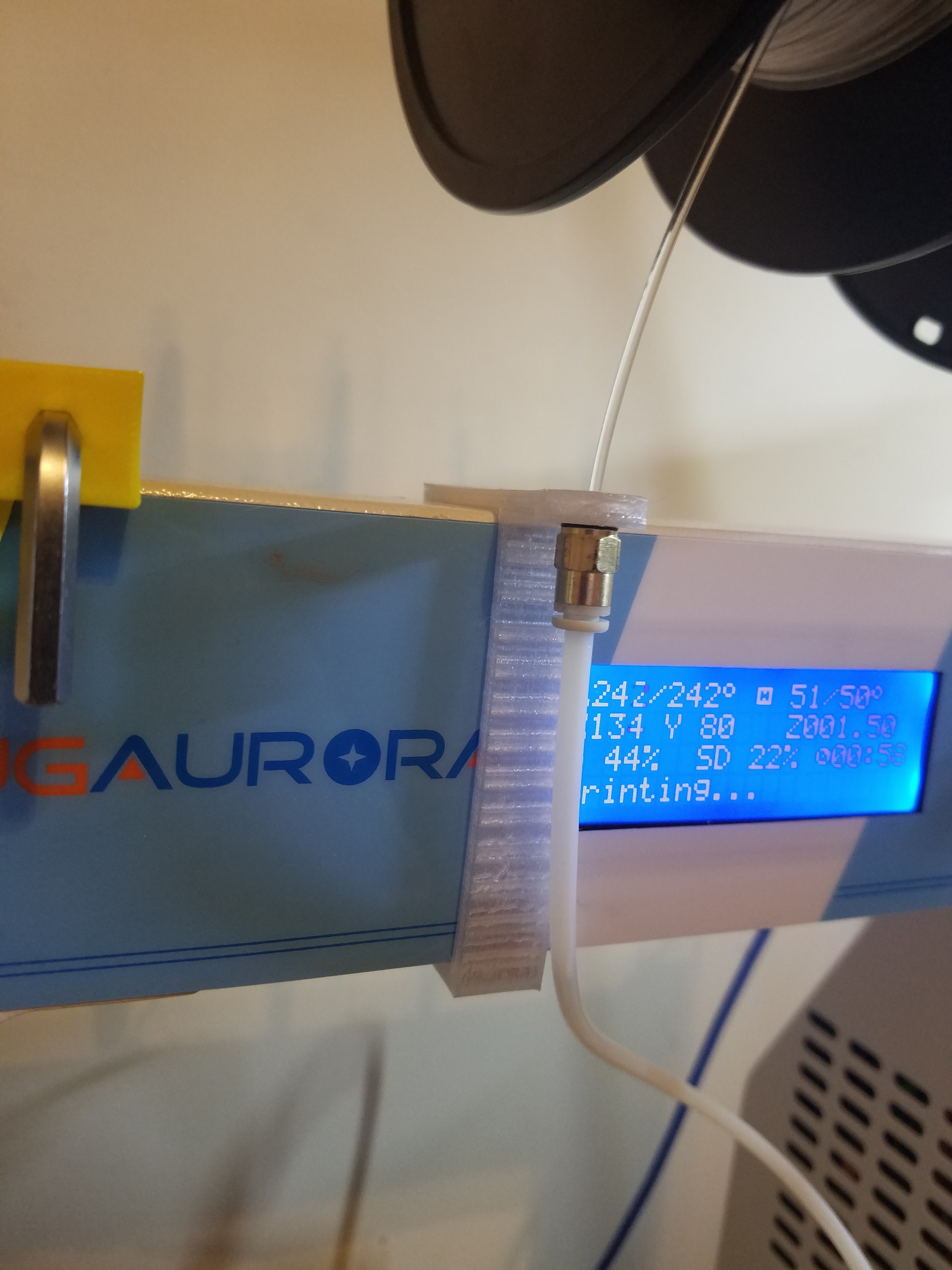 JG Aurora A3 Filament guide