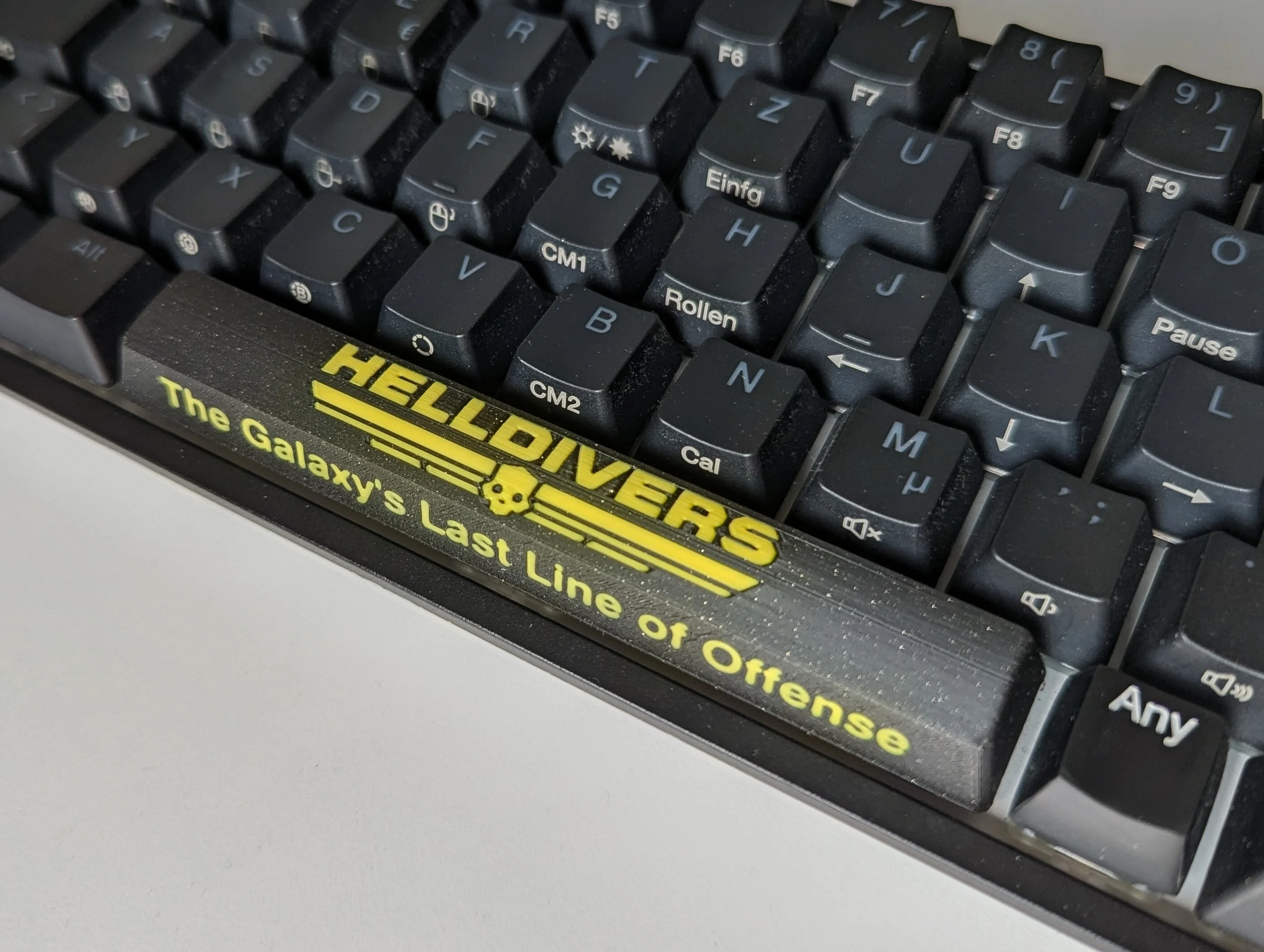 Helldivers Spacebar Keycap
