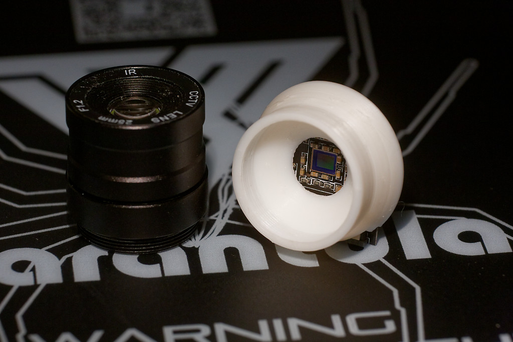CS mount adapter for Raspberry Pi Camera board