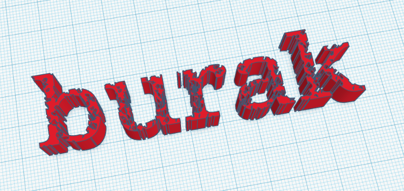 punched letters (BURAK)