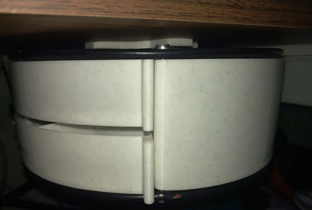 Underdesk Spinning Spool Drawer