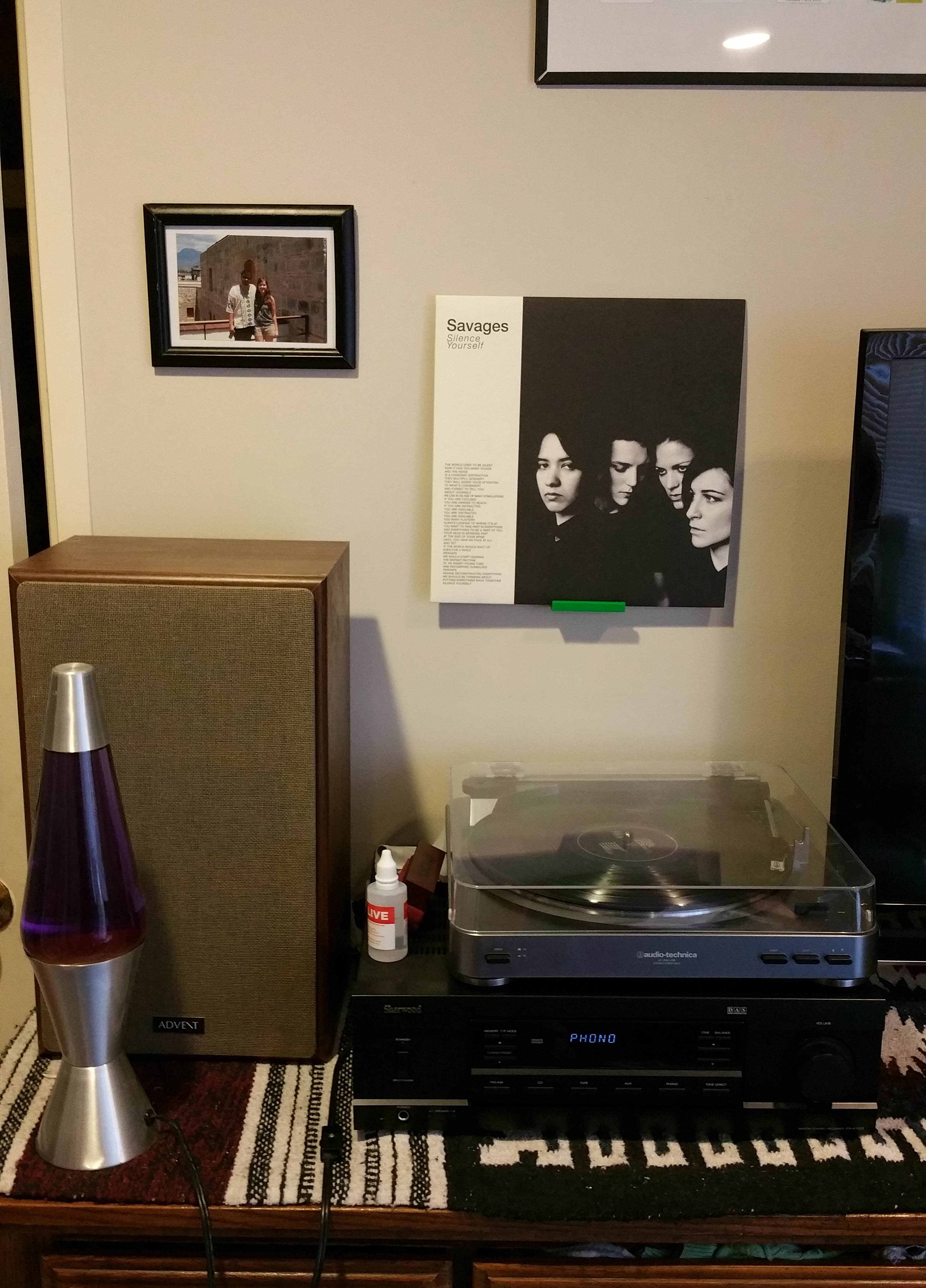 Command Strip "Now Playing" Record Display
