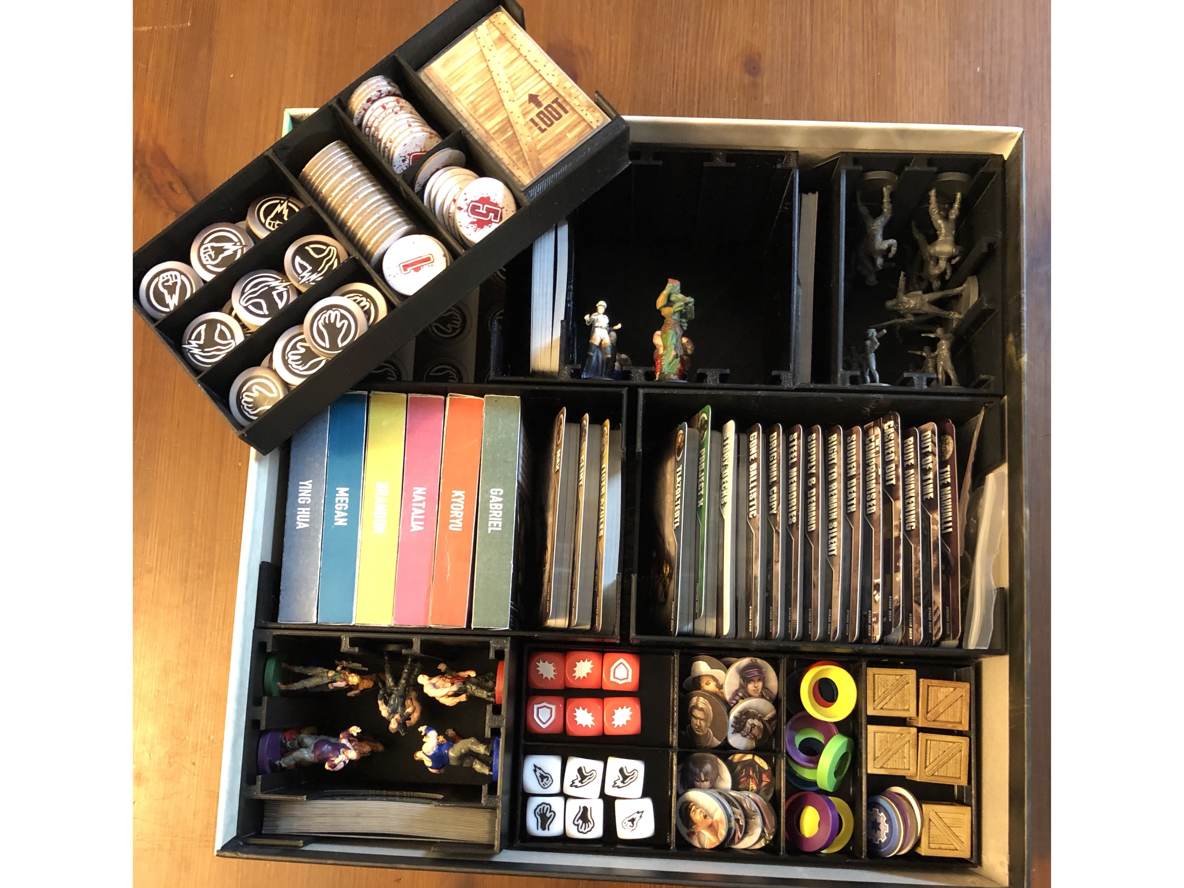 Street Masters Board Game Insert